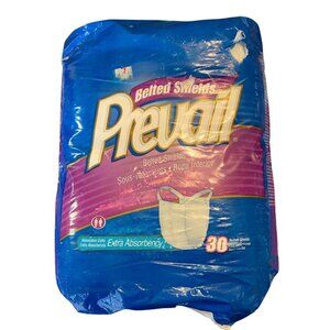 Prevail Adult Belted Shields Maximum Absorbency 30 Count Men & Women Latex Free